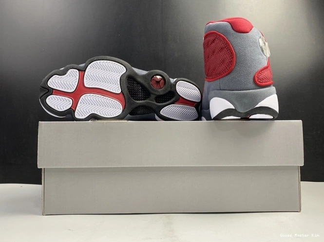 Air Jordan Red Grey Retro 13 414571-600 Gym Flint 0806